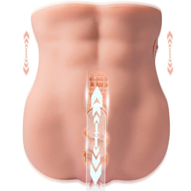Masturbatore Femminile Automodellante XISE con Spinta Ritmica Automatica